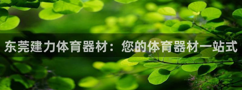 杏宇娱乐可以玩吗：东莞建力体育器材：您的体育器材一站