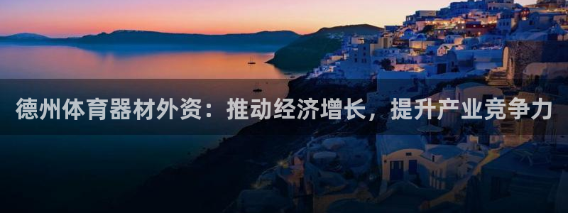 杏宇平台代理怎么做的：德州体育器材外资：推动经济增长