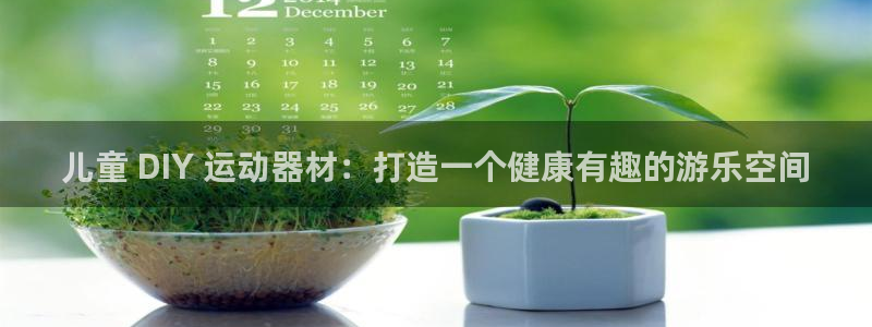 杏宇娱乐是不是很黑的：儿童 DIY 运动器材：打造一