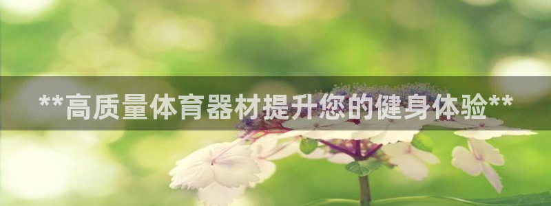 杏宇集团七天三倍彩金活动：**高质量体育器材提升您的