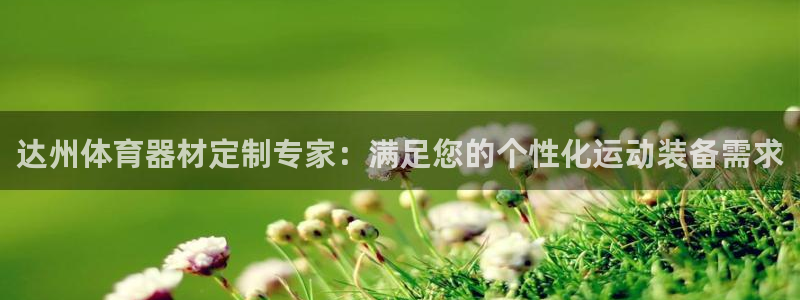 杏宇娱乐是什么：达州体育器材定制专家：满足您的个性化